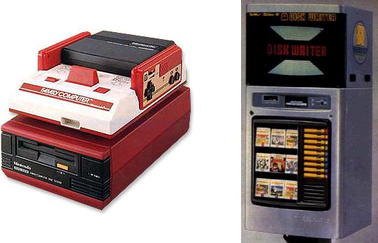 Le Famicom Disk System (FDS) et la borne Disk Writer